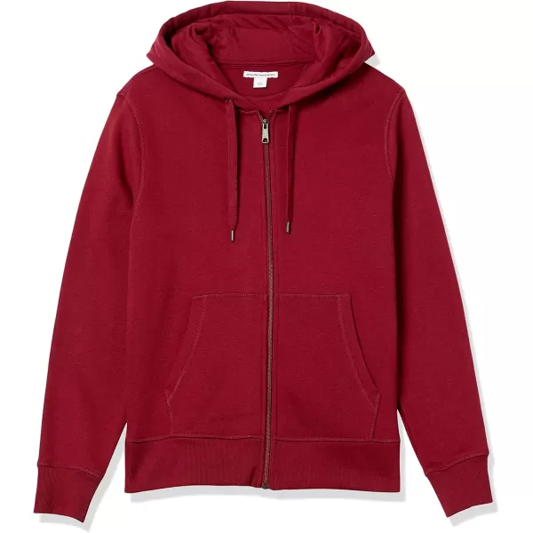 imageAmazon Essentials Mens FullZip Fleece Hoodie Available in Big ampamp TallRed