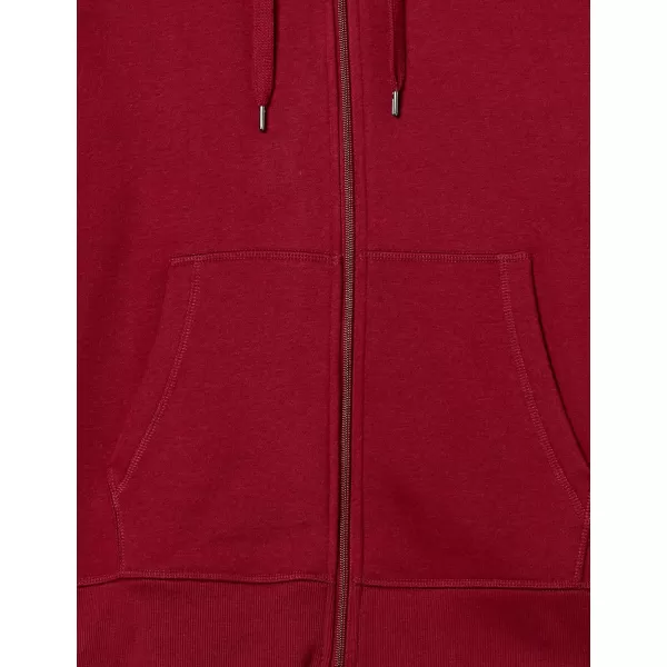 imageAmazon Essentials Mens FullZip Fleece Hoodie Available in Big ampamp TallRed