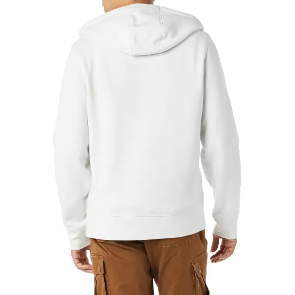 imageAmazon Essentials Mens FullZip Fleece Hoodie Available in Big ampamp TallWhite