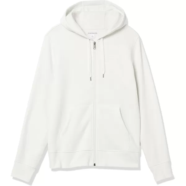 imageAmazon Essentials Mens FullZip Fleece Hoodie Available in Big ampamp TallWhite