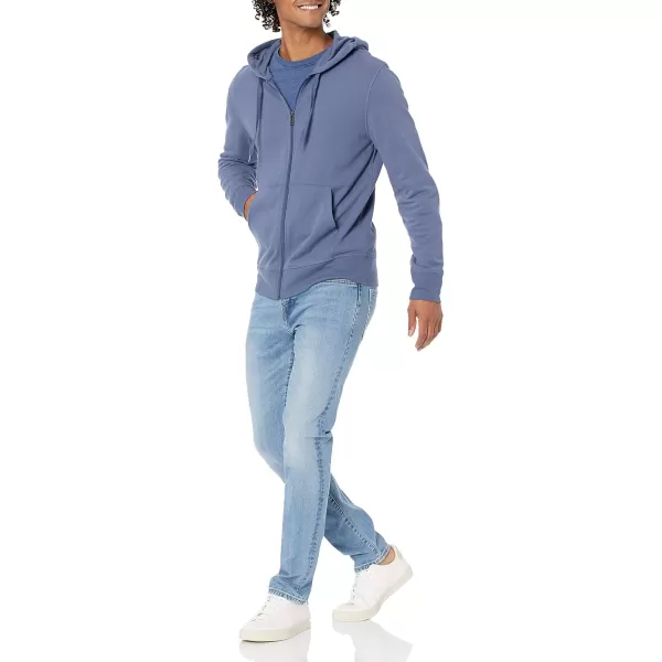 imageAmazon Essentials Mens Lightweight French Terry FullZip HoodieIndigo