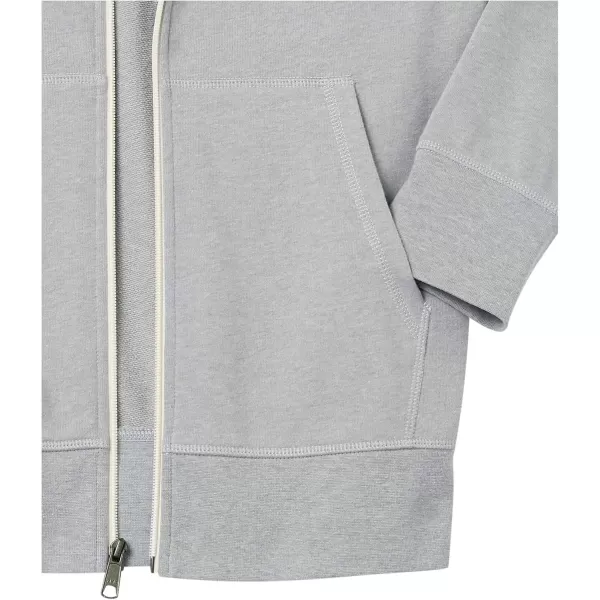 imageAmazon Essentials Mens Lightweight French Terry FullZip HoodieLight Grey Heather