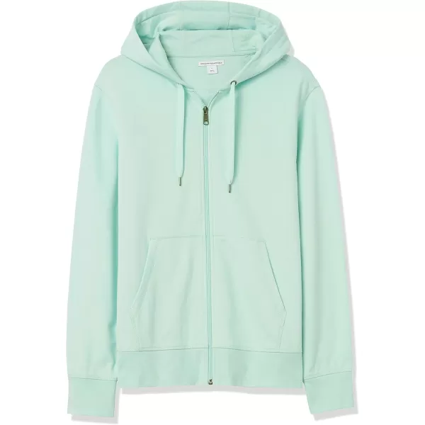 imageAmazon Essentials Mens Lightweight French Terry FullZip HoodieMint Green