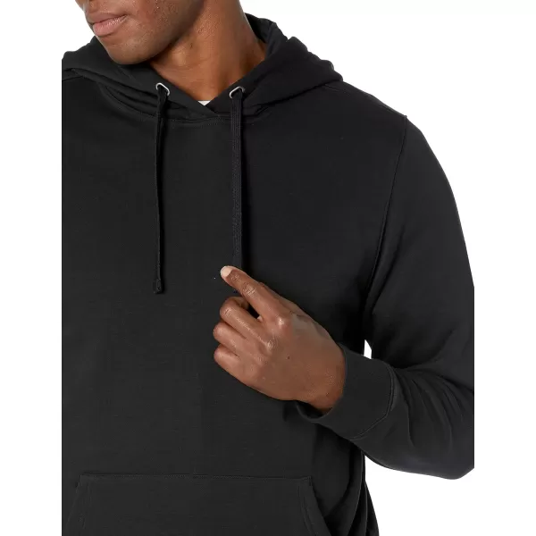 imageAmazon Essentials Mens Lightweight LongSleeve French Terry Hoodie Available in Big ampamp TallBlack