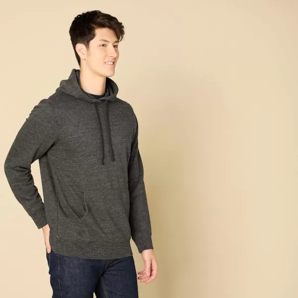 imageAmazon Essentials Mens Lightweight LongSleeve French Terry Hoodie Available in Big ampamp TallCharcoal Heather