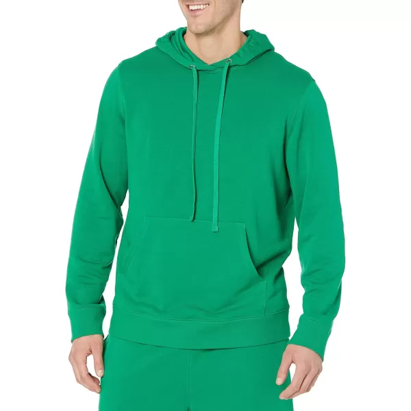 imageAmazon Essentials Mens Lightweight LongSleeve French Terry Hoodie Available in Big ampamp TallGreen