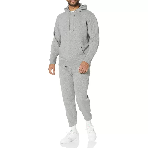 imageAmazon Essentials Mens Lightweight LongSleeve French Terry Hoodie Available in Big ampamp TallGrey Heather