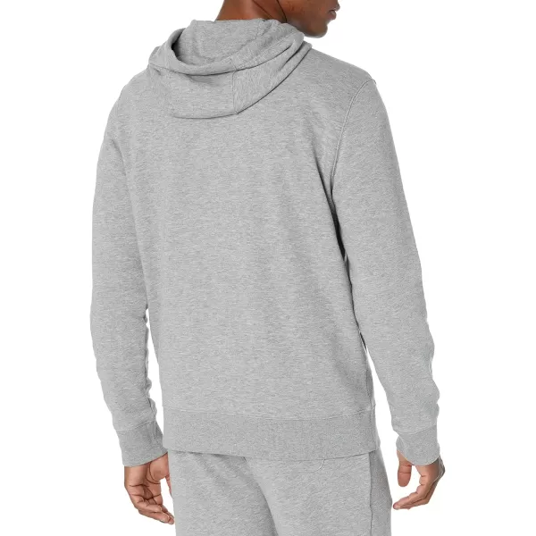 imageAmazon Essentials Mens Lightweight LongSleeve French Terry Hoodie Available in Big ampamp TallGrey Heather