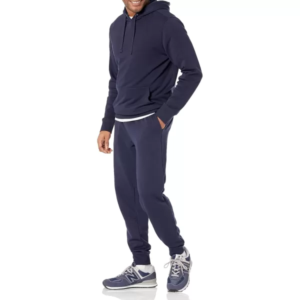 imageAmazon Essentials Mens Lightweight LongSleeve French Terry Hoodie Available in Big ampamp TallNavy