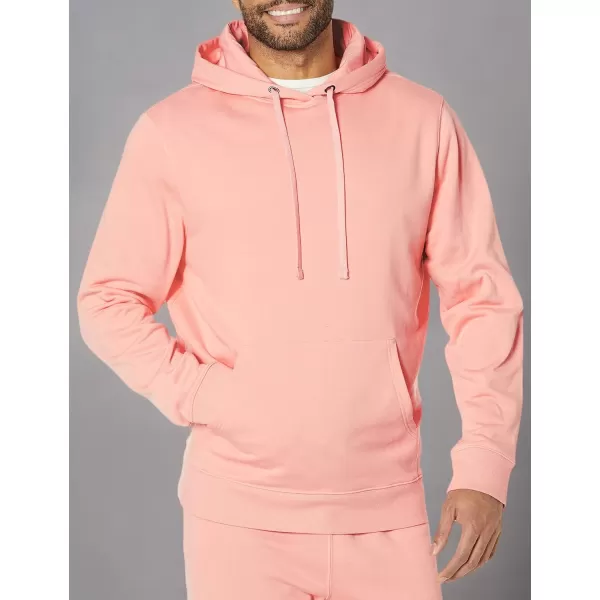 imageAmazon Essentials Mens Lightweight LongSleeve French Terry Hoodie Available in Big ampamp TallPeach