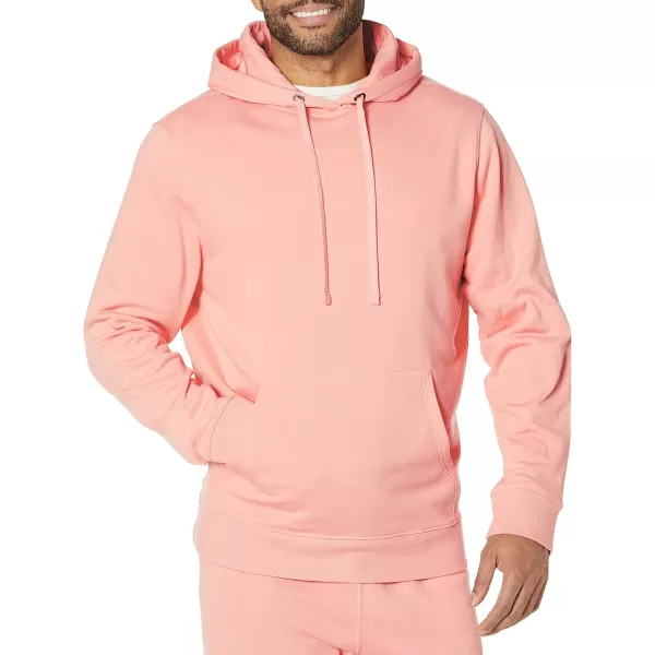 imageAmazon Essentials Mens Lightweight LongSleeve French Terry Hoodie Available in Big ampamp TallPeach