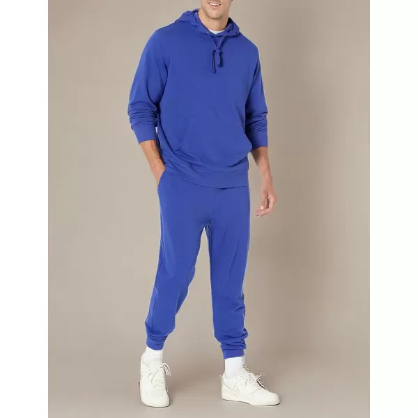 imageAmazon Essentials Mens Lightweight LongSleeve French Terry Hoodie Available in Big ampamp TallRoyal Blue