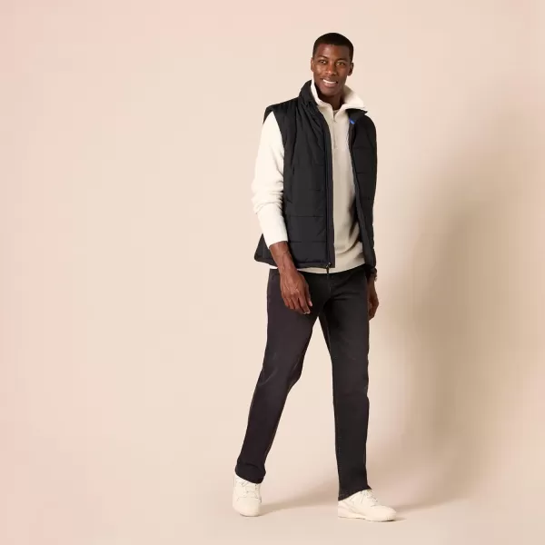 imageAmazon Essentials Mens QuarterZip RibKnit RelaxedFit SweaterEggshell White