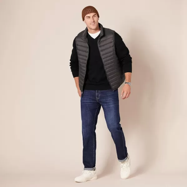 imageAmazon Essentials Mens VNeck Sweater Available in Big ampamp TallBlack