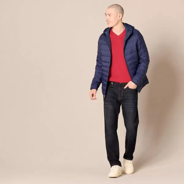 imageAmazon Essentials Mens VNeck Sweater Available in Big ampamp TallRed