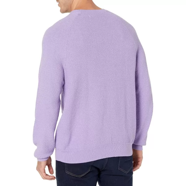 imageAmazon Essentials Oversized Crewneck Sweatshirt for Men Textured CottonLavender