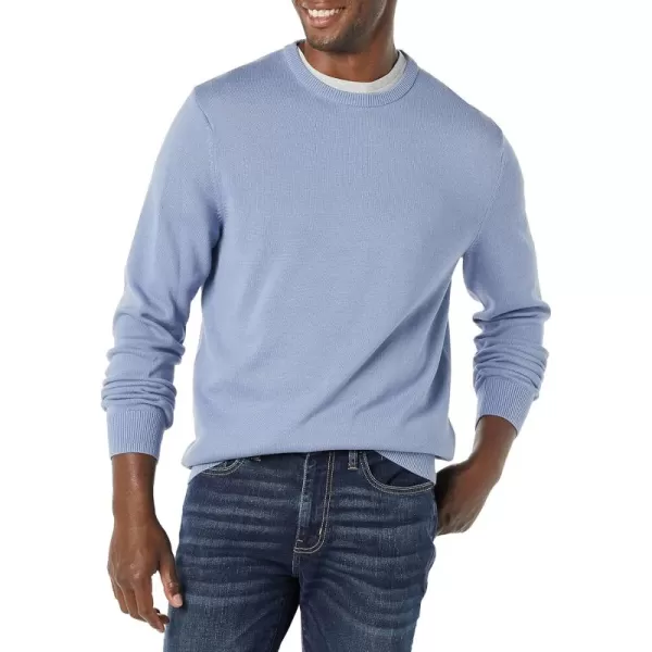 imageAmazon Essentials Mens Crewneck Sweater Available in Big ampamp TallLight Blue