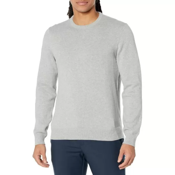 imageAmazon Essentials Mens Crewneck Sweater Available in Big ampamp TallLight Grey Heather