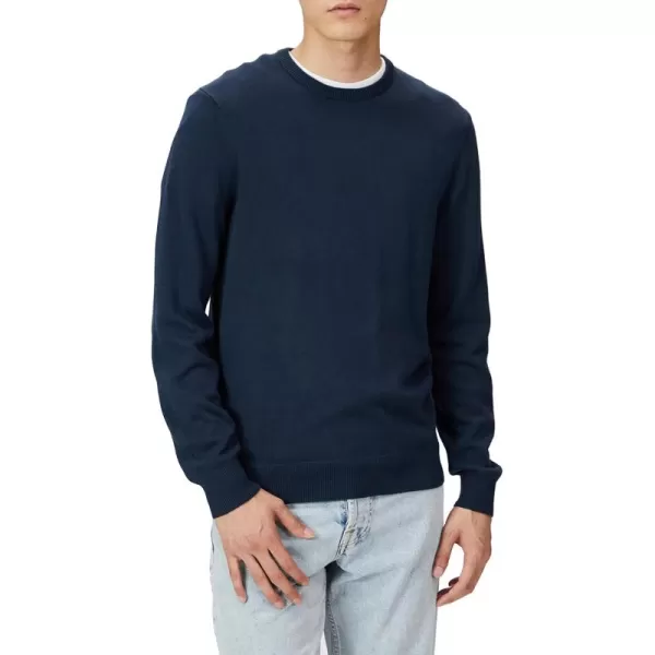 imageAmazon Essentials Mens Crewneck Sweater Available in Big ampamp TallNavy