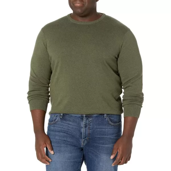 imageAmazon Essentials Mens Crewneck Sweater Available in Big ampamp TallOlive Heather