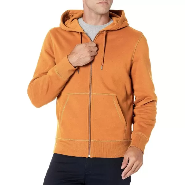 imageAmazon Essentials Mens FullZip Fleece Hoodie Available in Big ampamp TallNutmeg