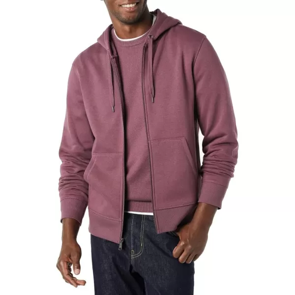 imageAmazon Essentials Mens FullZip Fleece Hoodie Available in Big ampamp TallPurple