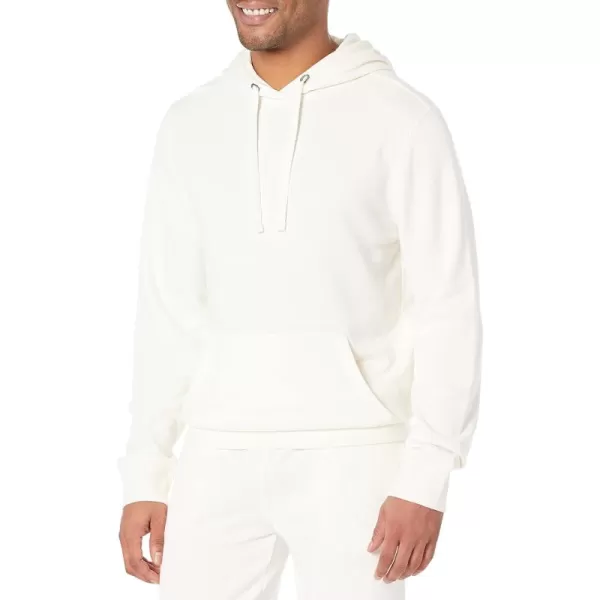 imageAmazon Essentials Mens Lightweight LongSleeve French Terry Hoodie Available in Big ampamp TallEggshell White