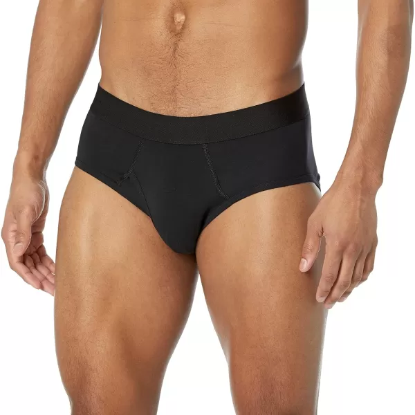 imageAmazon Essentials Mens Cotton Jersey Briefs Pack of 7 Available in Big ampamp TallBlack