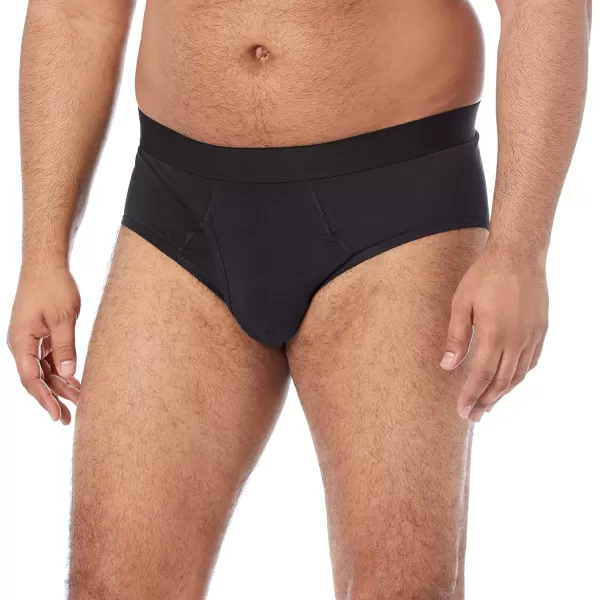 imageAmazon Essentials Mens Cotton Jersey Briefs Pack of 7 Available in Big ampamp TallBlack