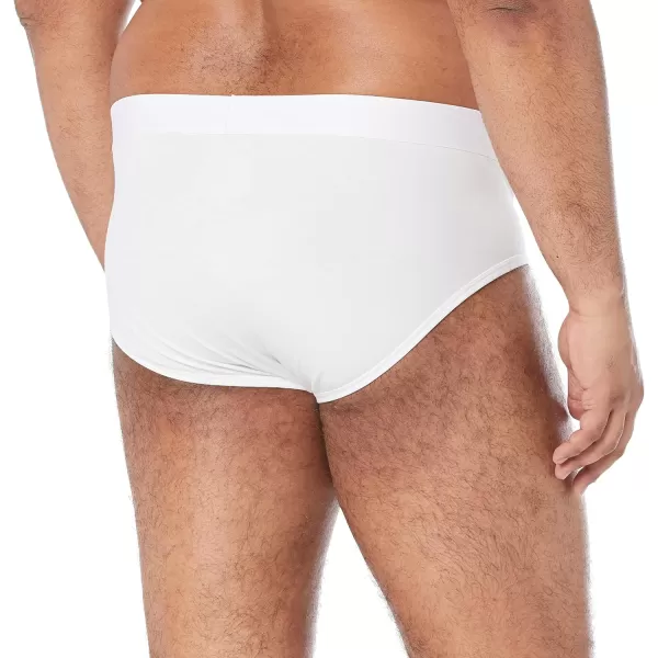 imageAmazon Essentials Mens Cotton Jersey Briefs Pack of 7 Available in Big ampamp TallWhite