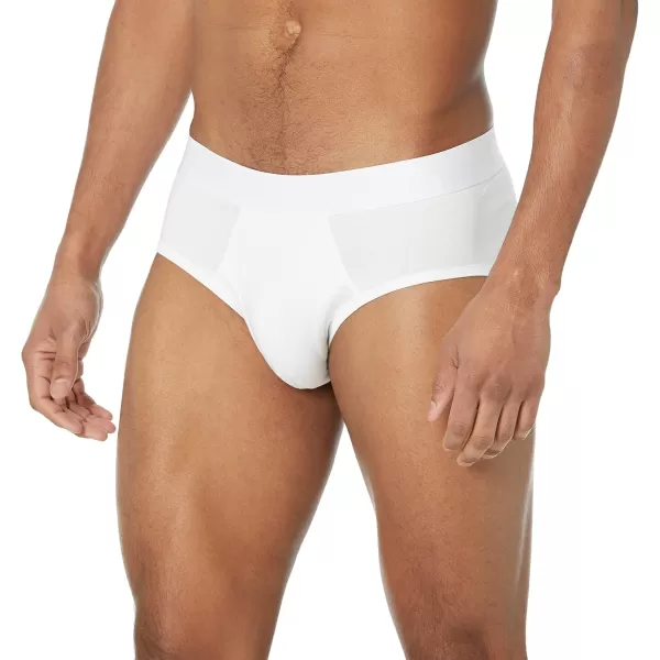 imageAmazon Essentials Mens Cotton Jersey Briefs Pack of 7 Available in Big ampamp TallWhite