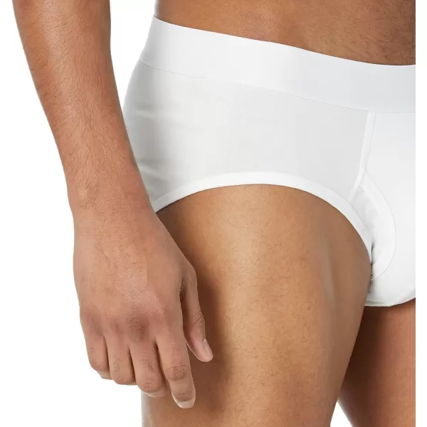 imageAmazon Essentials Mens Cotton Jersey Briefs Pack of 7 Available in Big ampamp TallWhite