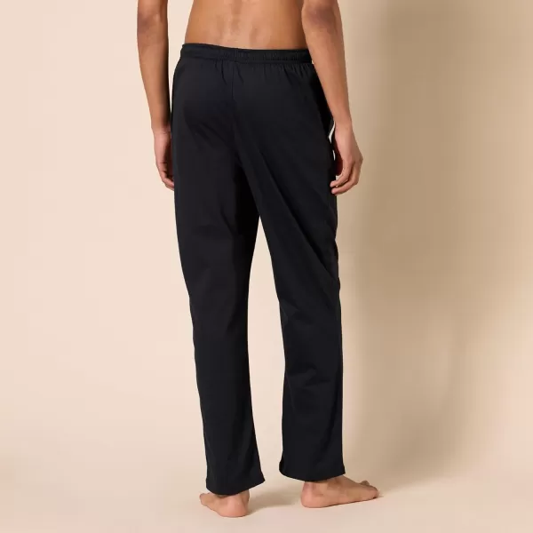 imageAmazon Essentials Mens Cotton Knit Pajama PantBlack