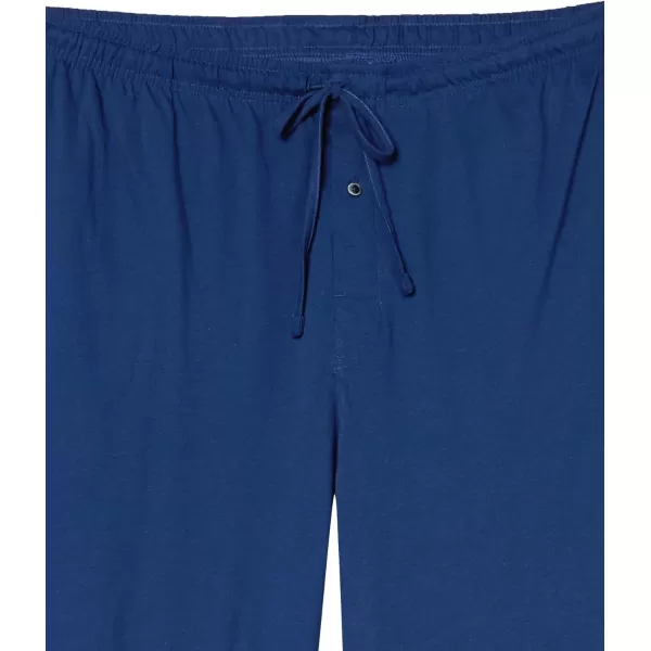 imageAmazon Essentials Mens Cotton Knit Pajama PantBlue