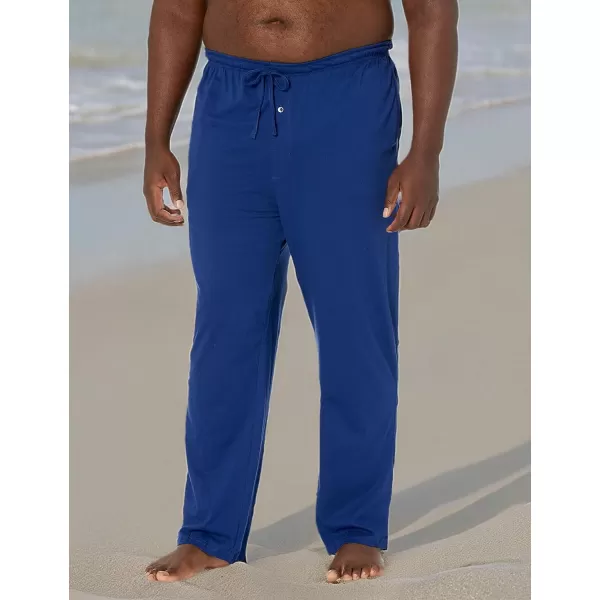 imageAmazon Essentials Mens Cotton Knit Pajama PantBlue