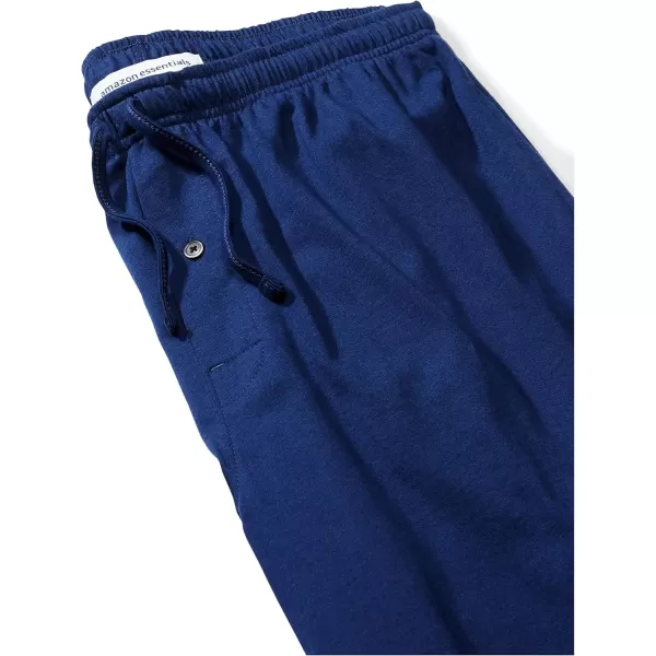 imageAmazon Essentials Mens Cotton Knit Pajama PantBlue