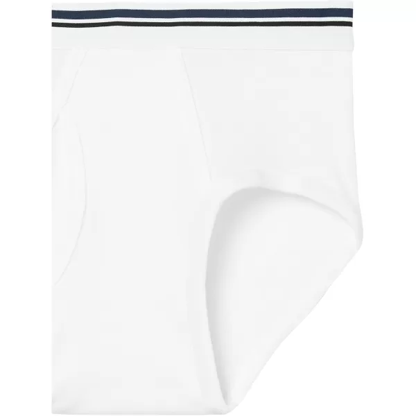 imageAmazon Essentials Mens Cotton TagFree Briefs Underwear MultipacksWhite