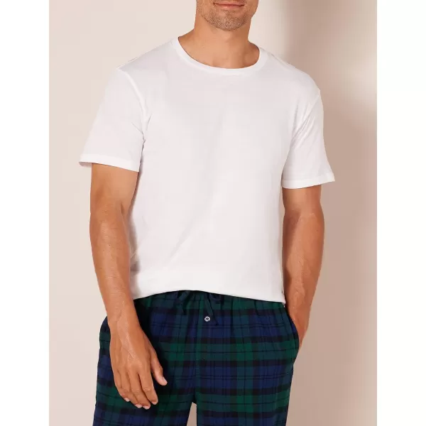 imageAmazon Essentials Mens Crew Neck TShirts Pack of 6 Versatile BasicsWhite