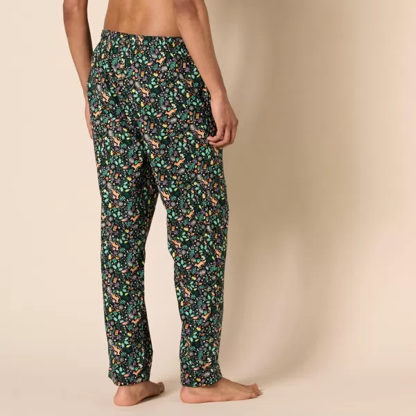 imageAmazon Essentials Mens Flannel Pajama Pant Available in Big ampamp TallBlack Folkloric