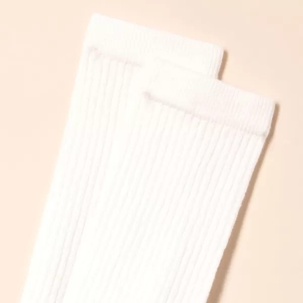 imageAmazon Essentials Mens Performance Cotton Socks  6 Pairs Athletic Crew BreathableGreyWhite