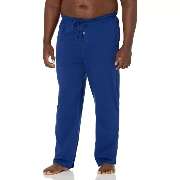 imageAmazon Essentials Mens Cotton Knit Pajama PantBlue