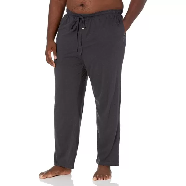 imageAmazon Essentials Mens Cotton Knit Pajama PantCharcoal Heather