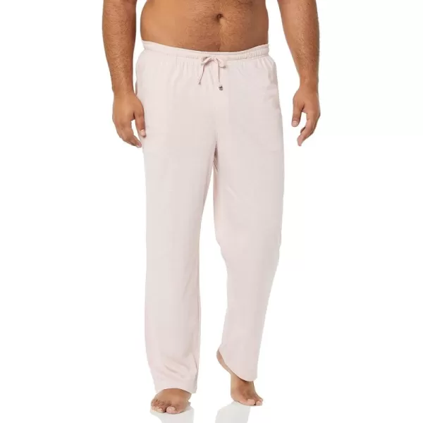 imageAmazon Essentials Mens Cotton Knit Pajama PantPale Pink