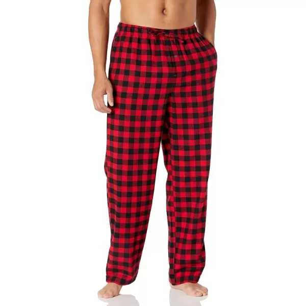 imageAmazon Essentials Mens Flannel Pajama Pant Available in Big ampamp TallRed Buffalo Plaid