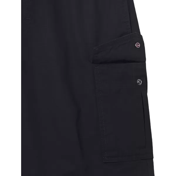 imageAmazon Essentials Mens 9quot Elastic Waist Cargo ShortBlack
