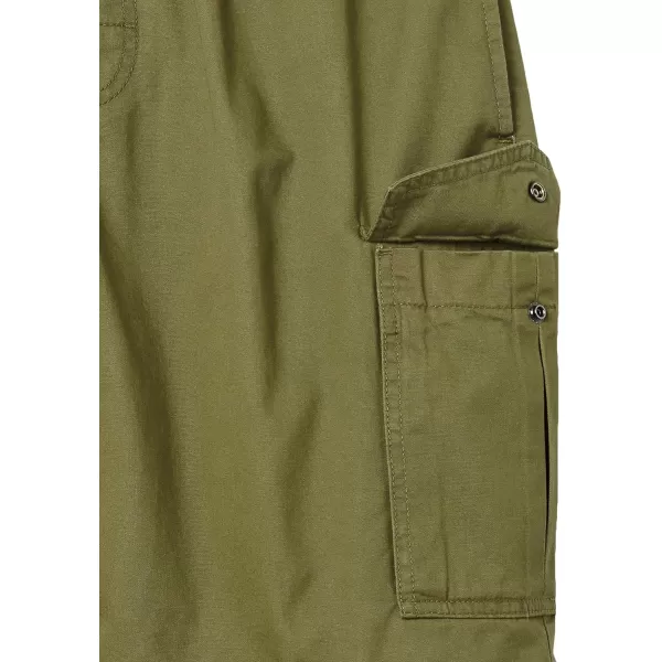 imageAmazon Essentials Mens 9quot Elastic Waist Cargo ShortOlive