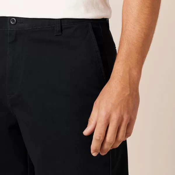 imageAmazon Essentials Mens ClassicFit 7quot Comfort Stretch Chino ShortBlack