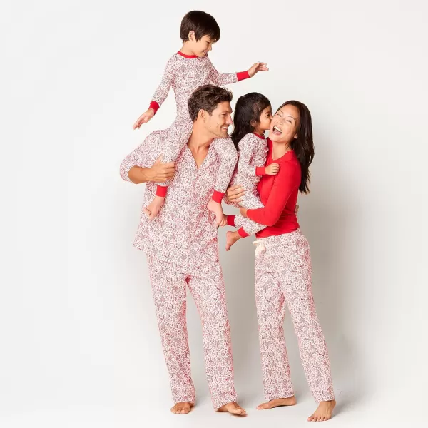 imageAmazon Essentials Mens Soft Flannel Pajama Sleepwear Set Available in Big ampamp TallWhite Forest