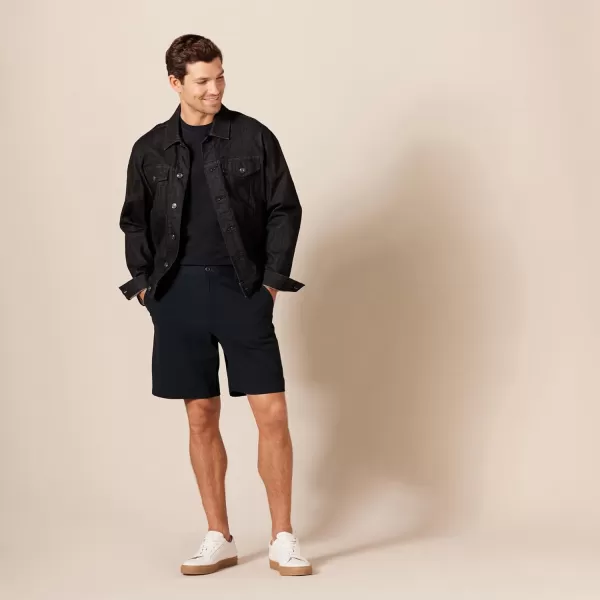imageAmazon Essentials Mens ClassicFit 9quot Comfort Stretch Chino ShortBlack