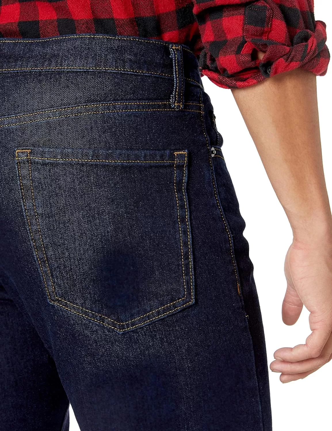 imageAmazon Essentials Jeans for Men Straight Fit BootcutRinsed